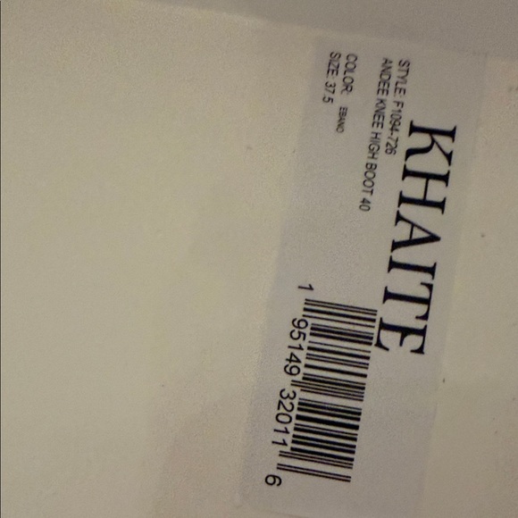 KHAITE White and Black Heeled Boots Box - Picture 5 of 7